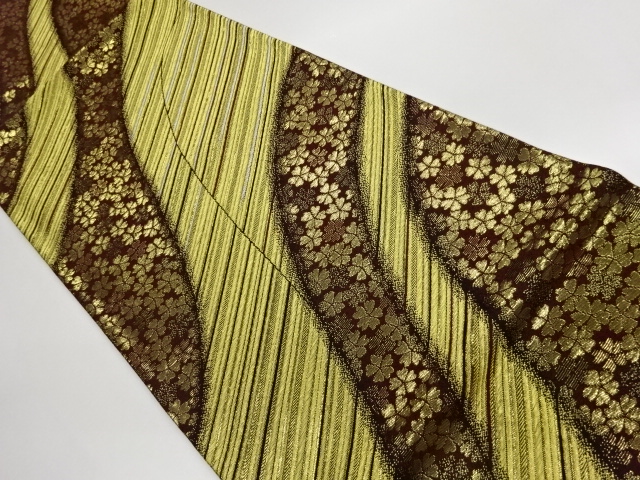 JAPANESE KIMONO / ORIGAMI FUKURO OBI / A DIAGONAL LINE / A PATTERN OF